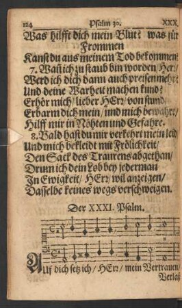Der XXXI. - XL. Psalm.