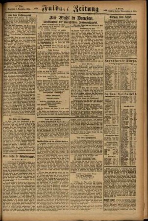 Vierte Ausgabe vom Samstag, den 01. November 1924.