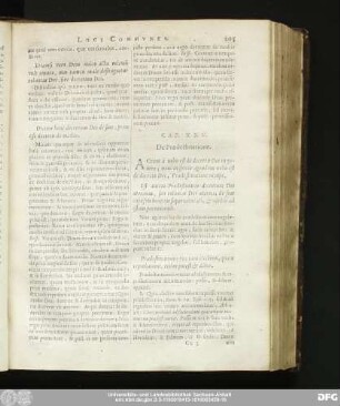 Cap. XXV. De Praedestinatione.