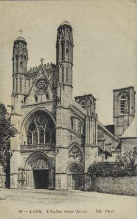 Laon. L'Eglise Saint-Martin.