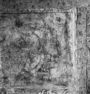Grisaillemalerei mit biblischen Szenen — Taufe Jesu
