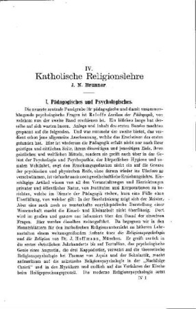 Katholische Religionslehre