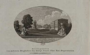 Steinhöfel (Kr. Lebus): Herrenhaus und Bibliothek von der Einfahrt
