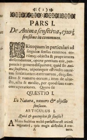 1-12, Quaestio I.