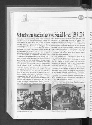 Weihnachten im Maschinenhaus von Heinrich Lersch (1889 - 1936)