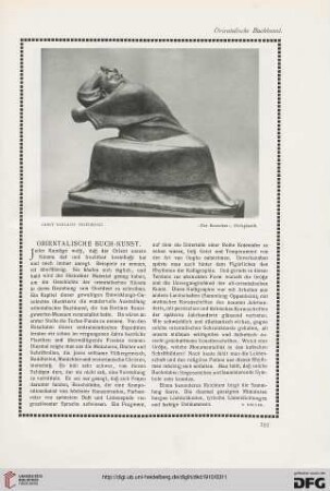 Orientalische Buch-Kunst