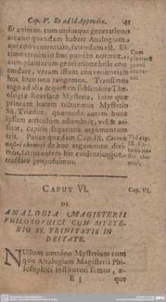 CAPUT VI - XI
