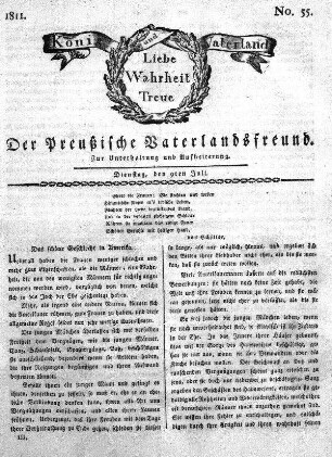 No. 55., vom 9ten Juli
