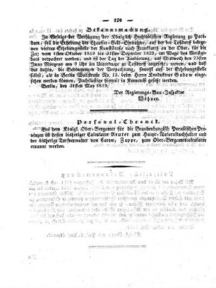 No. 21, 16. Juni 1819