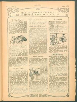 Hay ya quienes esperan el dirigible para ir a Europa