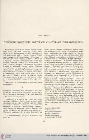 43: Nieznane dokumenty dotyczące Władysława Podkowińskiego