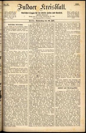 Ausgabe vom Donnerstag, den 22. Juli 1880.