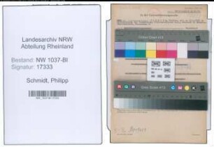 Entnazifizierung Philipp Schmidt , geb. 12.04.1878 (Lehrer)