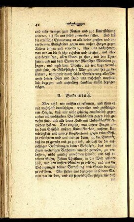 II. Bekenntniß.