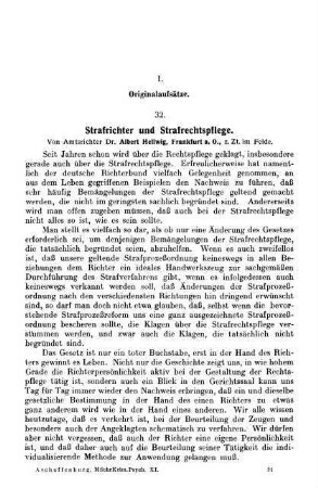 481-489, Strafrichter und Strafrechtspflege