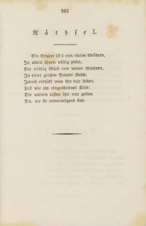 Räthsel.