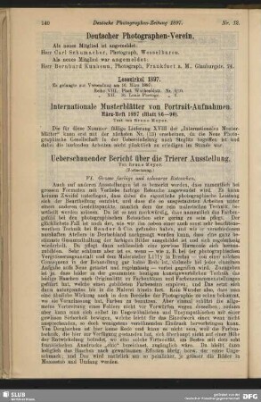 Ueberschauender Bericht über die Trierer Ausstellung