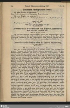 Ueberschauender Bericht über die Trierer Ausstellung
