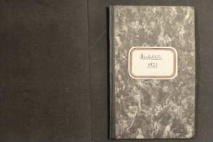 Namensverzeichnis Sterberegister Lemgo 1923