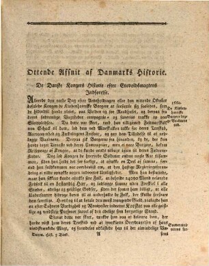 Kongerigerne Danmarks og Norges samt Hertugdømmene Slesvigs og Holsteens Historie indtil vore Tider, [1,]5. Indeholdende det Femte Bind af Kongeriget Danmark