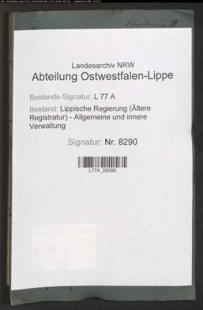 Straßenbau.- Straßenzug IV.- Distrikt 10 Brauer Eiche - Hannoversche Grenze