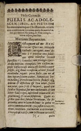 Philo Comoedis