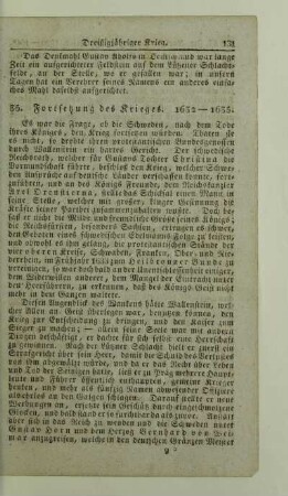 35. Fortsetzung des Krieges. 1632 - 1635