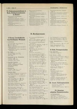 Kirchenwesen
