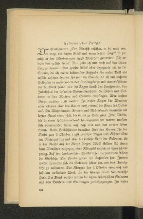 Erlösung der Berge