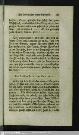 Ein Goldmacher erregt Besorgniß