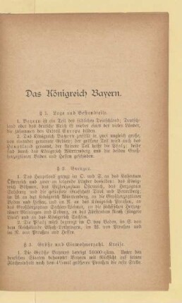 Das Königreich Bayern
