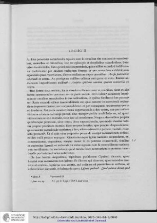 Lectio II