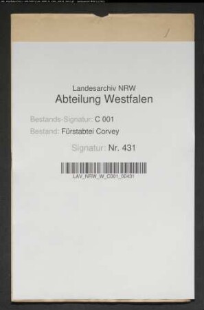 Instruktion zum Processus inquisitionis bei Bestätigung höherer Kirchenämter durch den Papst