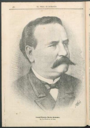 [Retrato de] Coronel Remigio Morales Bermúdez, 1er Vice-Presidente del Perú.