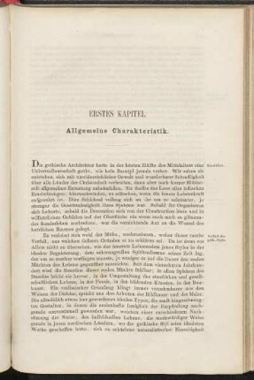 Erstes Kapitel. Allgemeine Charakteristik.