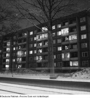 Stübelallee (Nachtaufnahme)