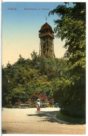 Leipzig. Aussichtsturm im Rosental