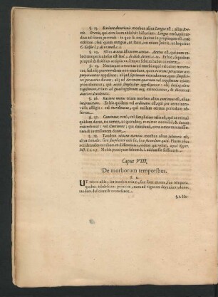 Caput VIII. De morborum temporibus.