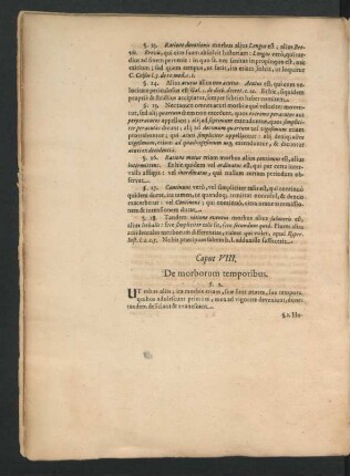 Caput VIII. De morborum temporibus.