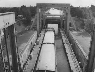 Schiffshebewerk Rothensee/Mittellandkanal vor Generalreparatur 1979-1981