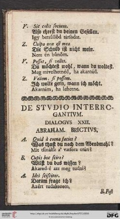 Dialogvs XXII.