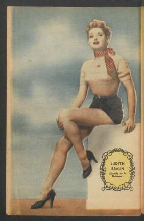 Judith Braun (estrella de la Universal) - [Fotografía]