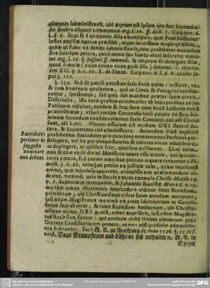 §. 139. Sacerdotes personas in suggestu nominare non debent