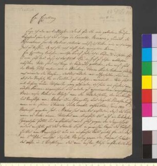 Brief von Seebeck, Thomas Johann an Goethe, Johann Wolfgang von