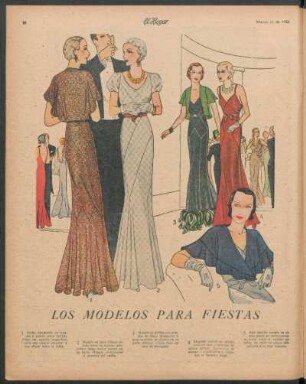 Los modelos para fiestas
