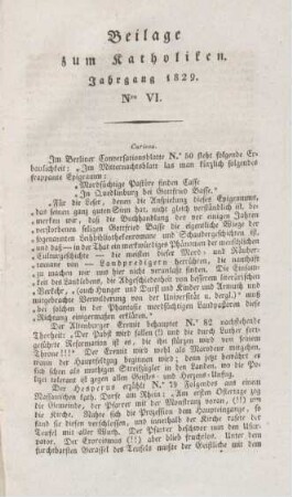 XXXIII-XLVIII Beilage Nr. VI
