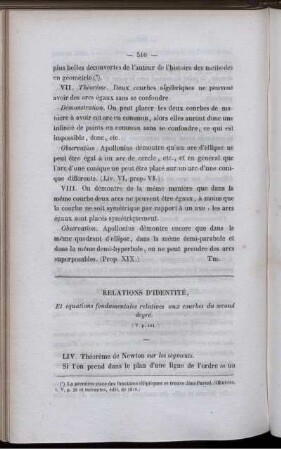 Relations d´identité.