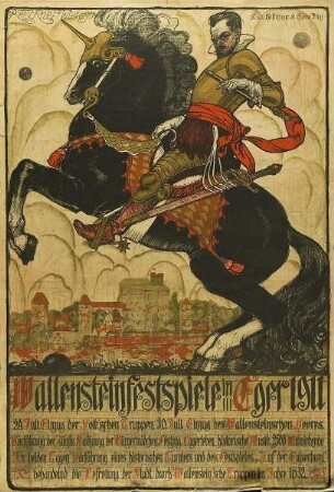 Wallenstein-Festspiele in Eger 1911