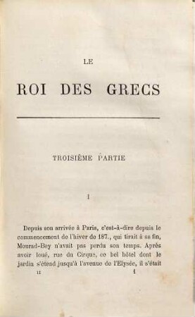 Le roi des Grecs, 2e volume