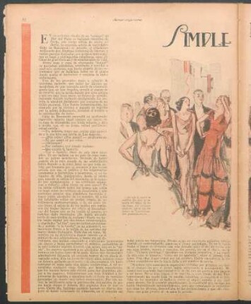Simple reclame : Un cuento de Otto Miguel Cione